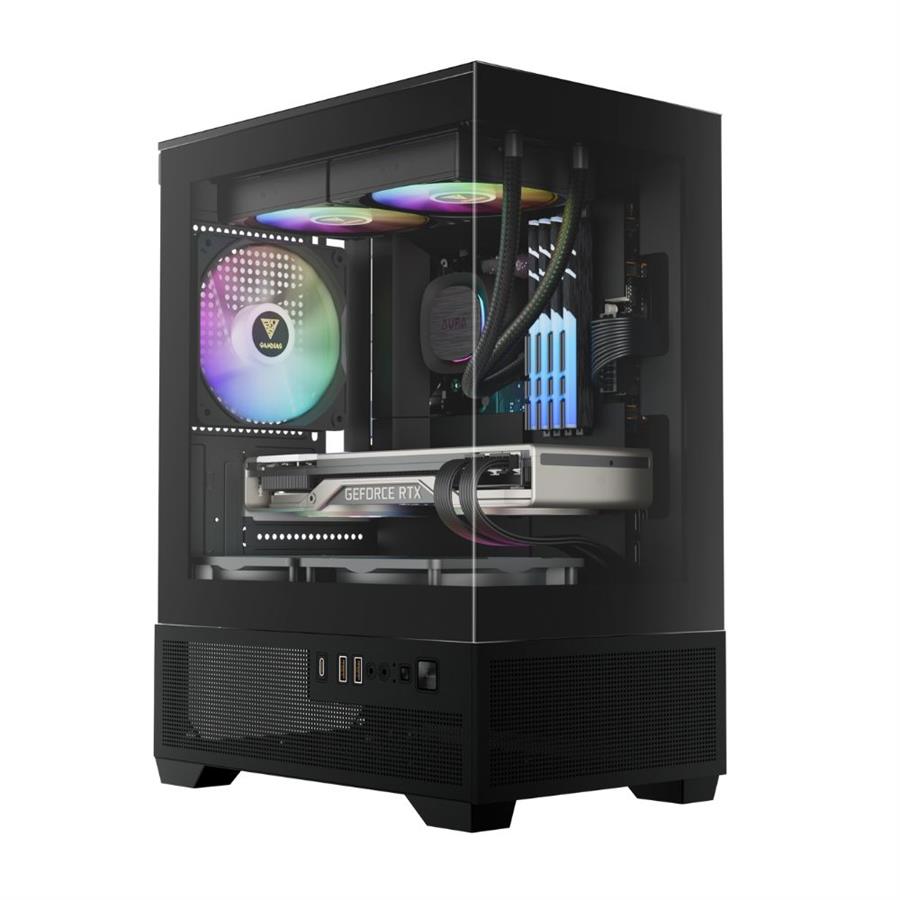 Gabinete Gamdias Aura GC9ME Elite Mini Tower Negro