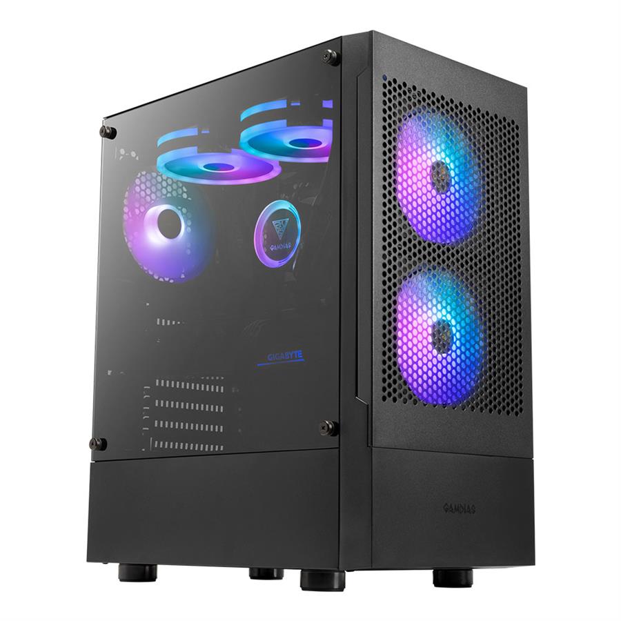 Gabinete Gamdias Talos E3 Mesh C/coolers X3 TG